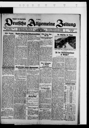 Deutsche allgemeine Zeitung vom 30.12.1928