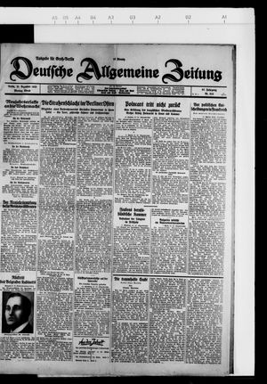 Deutsche allgemeine Zeitung vom 31.12.1928