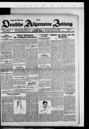 Deutsche allgemeine Zeitung vom 05.01.1929