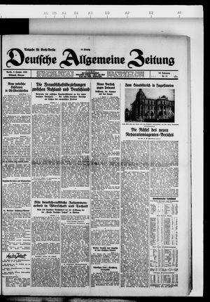 Deutsche allgemeine Zeitung vom 09.01.1929