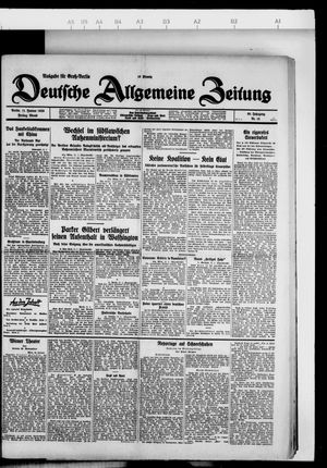 Deutsche allgemeine Zeitung on Jan 11, 1929