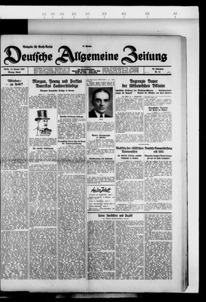 Deutsche allgemeine Zeitung vom 14.01.1929