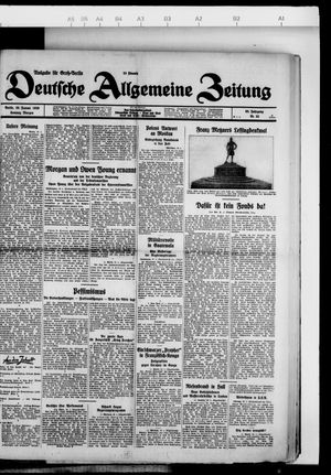 Deutsche allgemeine Zeitung vom 20.01.1929