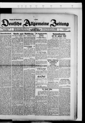 Deutsche allgemeine Zeitung vom 21.01.1929
