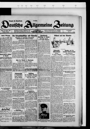 Deutsche allgemeine Zeitung on Jan 22, 1929