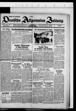 Deutsche allgemeine Zeitung vom 23.01.1929