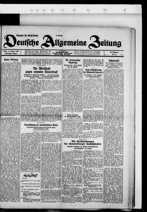 Deutsche allgemeine Zeitung vom 24.01.1929
