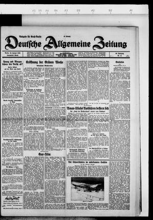 Deutsche allgemeine Zeitung vom 26.01.1929