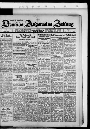 Deutsche allgemeine Zeitung vom 28.01.1929
