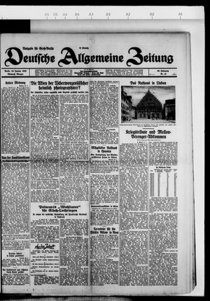 Deutsche allgemeine Zeitung vom 30.01.1929