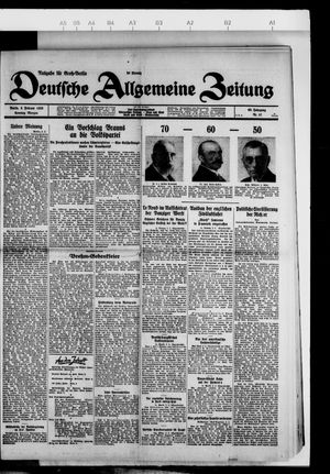 Deutsche allgemeine Zeitung vom 03.02.1929