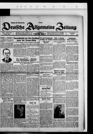 Deutsche allgemeine Zeitung vom 06.02.1929