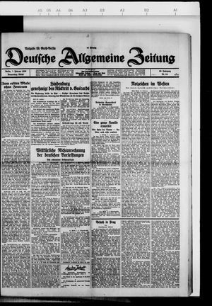 Deutsche allgemeine Zeitung vom 07.02.1929