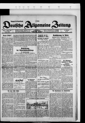 Deutsche allgemeine Zeitung on Feb 8, 1929