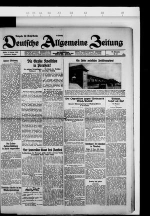Deutsche allgemeine Zeitung vom 09.02.1929