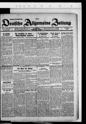 Deutsche allgemeine Zeitung vom 09.02.1929