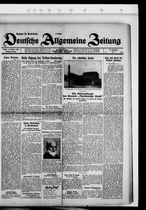 Deutsche allgemeine Zeitung vom 12.02.1929