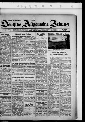Deutsche allgemeine Zeitung vom 19.02.1929
