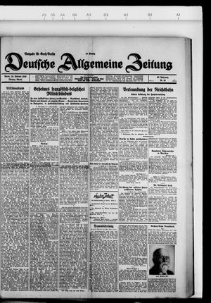 Deutsche allgemeine Zeitung vom 25.02.1929