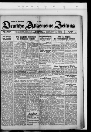 Deutsche allgemeine Zeitung vom 04.03.1929