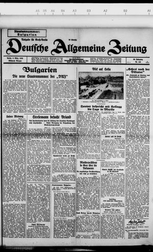 Deutsche allgemeine Zeitung on Mar 6, 1929