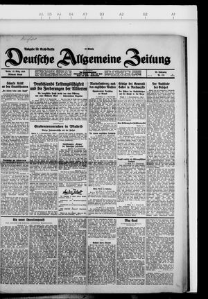 Deutsche allgemeine Zeitung on Mar 13, 1929