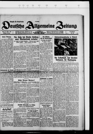 Deutsche allgemeine Zeitung on Mar 20, 1929