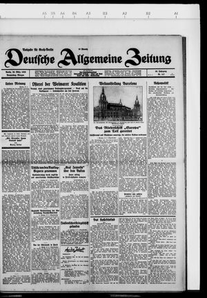 Deutsche allgemeine Zeitung vom 28.03.1929
