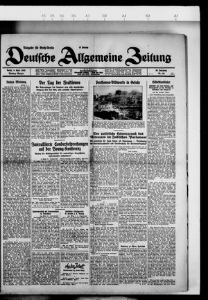 Deutsche allgemeine Zeitung vom 09.04.1929