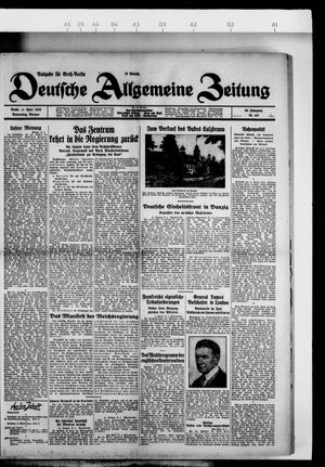 Deutsche allgemeine Zeitung vom 11.04.1929