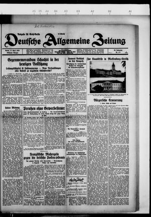 Deutsche allgemeine Zeitung on Apr 17, 1929