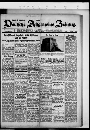 Deutsche allgemeine Zeitung vom 18.04.1929