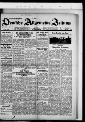 Deutsche allgemeine Zeitung vom 26.04.1929