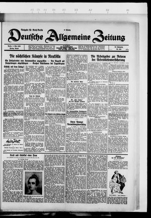 Deutsche allgemeine Zeitung on May 3, 1929