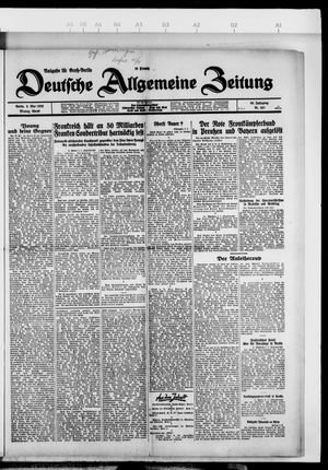 Deutsche allgemeine Zeitung on May 6, 1929
