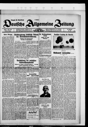 Deutsche allgemeine Zeitung vom 07.05.1929