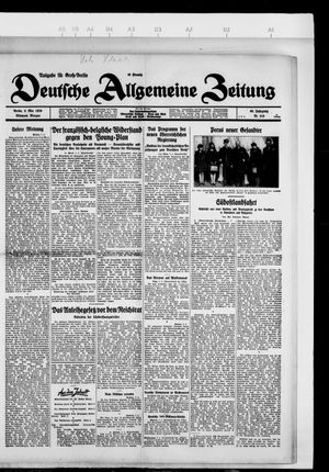 Deutsche allgemeine Zeitung on May 8, 1929