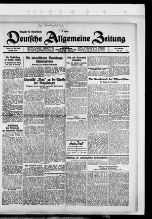 Deutsche allgemeine Zeitung vom 10.05.1929