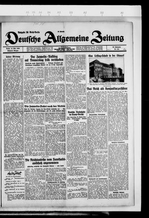 Deutsche allgemeine Zeitung vom 15.05.1929