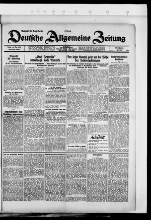 Deutsche allgemeine Zeitung vom 16.05.1929