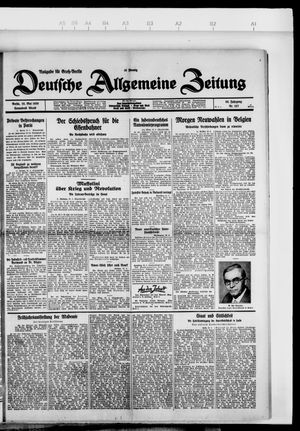 Deutsche allgemeine Zeitung vom 25.05.1929