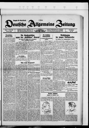 Deutsche allgemeine Zeitung on May 27, 1929