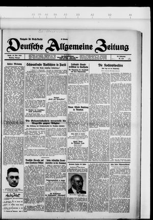 Deutsche allgemeine Zeitung vom 28.05.1929
