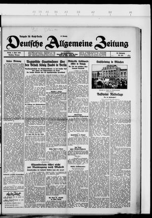 Deutsche allgemeine Zeitung vom 04.06.1929
