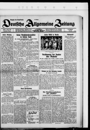 Deutsche allgemeine Zeitung vom 06.06.1929
