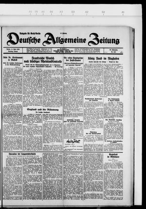 Deutsche allgemeine Zeitung vom 11.06.1929