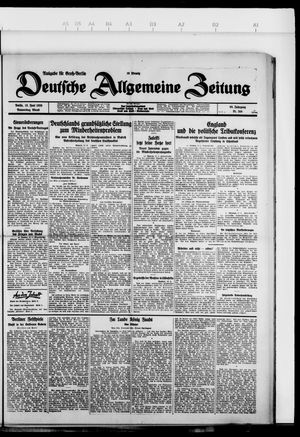 Deutsche allgemeine Zeitung vom 13.06.1929