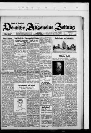 Deutsche allgemeine Zeitung vom 16.06.1929