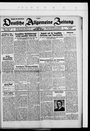 Deutsche allgemeine Zeitung vom 18.06.1929