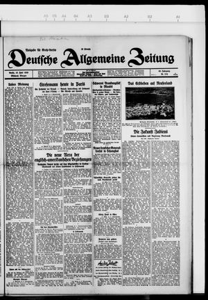 Deutsche allgemeine Zeitung vom 19.06.1929